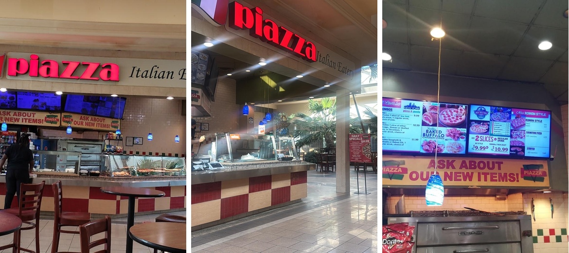 PIAZZA Menu